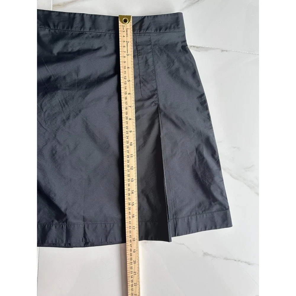 COS‎ Women's Size-L Black High-Waisted A-Line Skirt, Zipper Closure